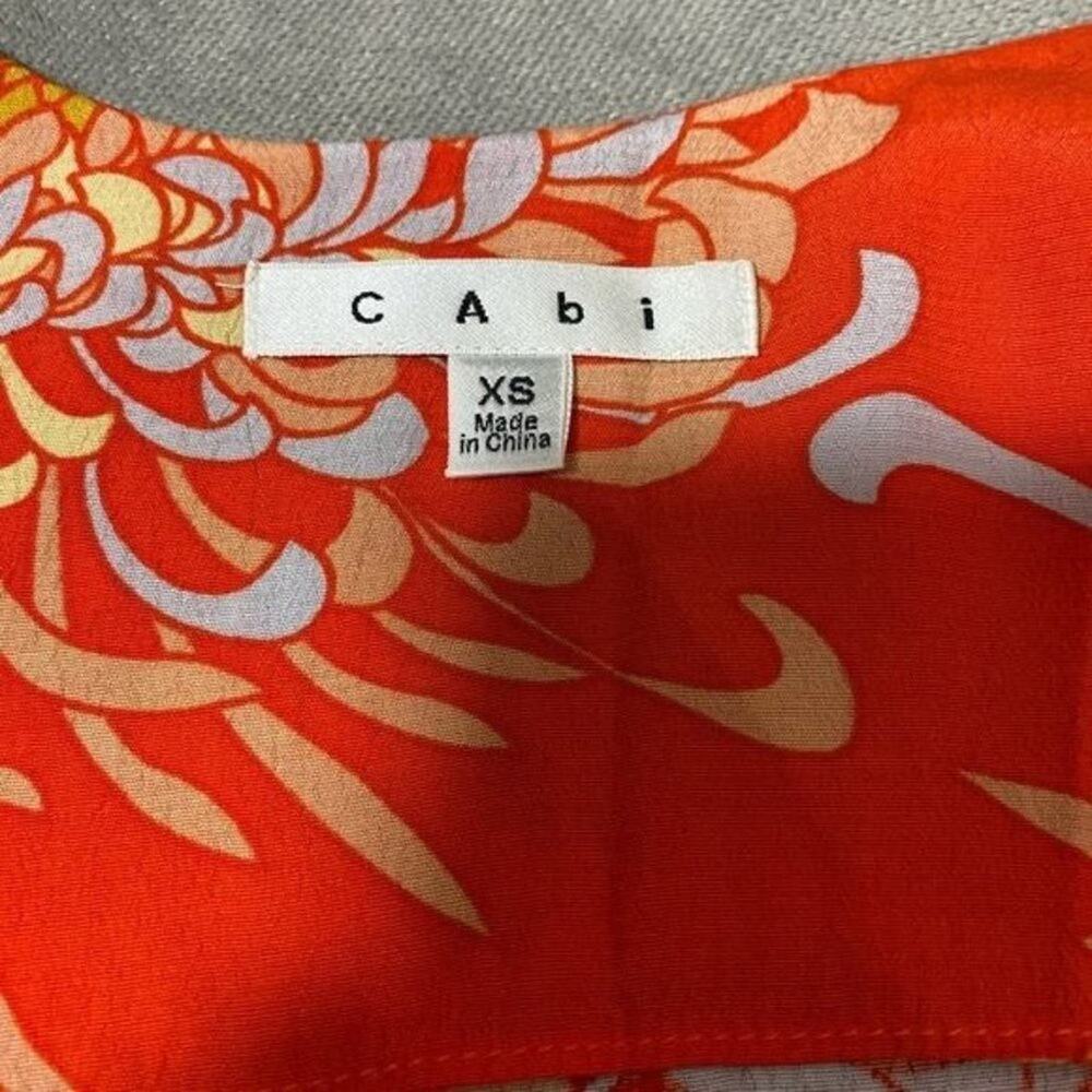 CAbi‎ Floral Lovemy Daily Mum Orange Floral Sleeveless Cami Size XS - Picture 4 of 4